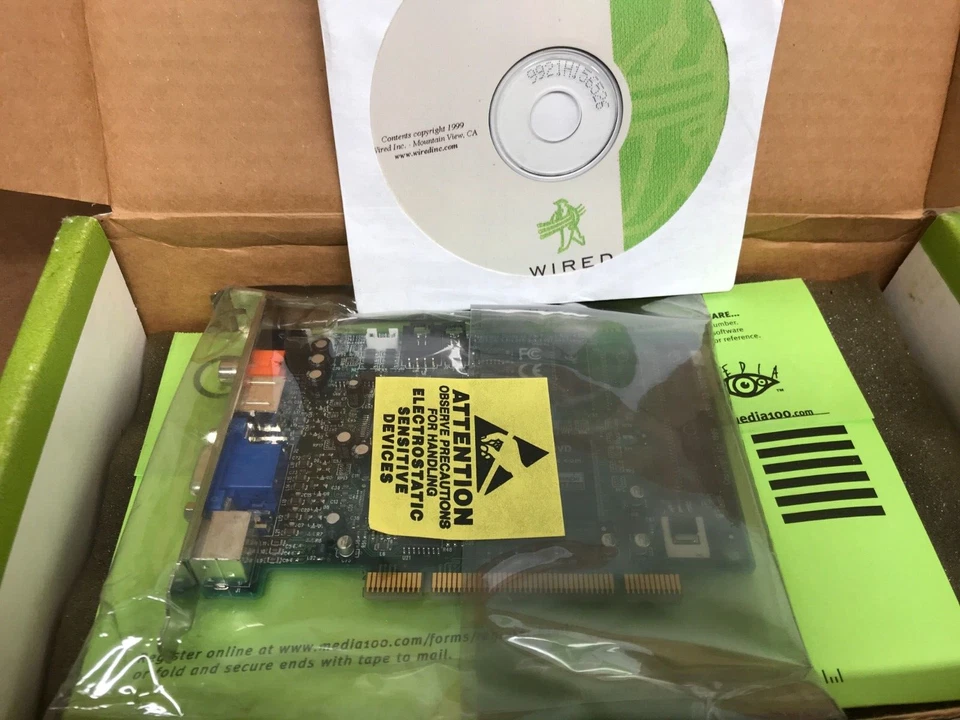 NEW Wired 53-000519-12 mpeg encoding decoding PCI Video Card - Image 1 of 2