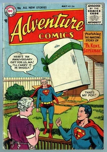 ADVENTURE COMICS #224 w Superboy 1956 - Picture 1 of 2