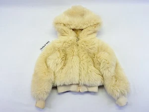 Polo Ralph Lauren girls M (5) faux fur vest Brown Plush Soft - Picture 1 of 14