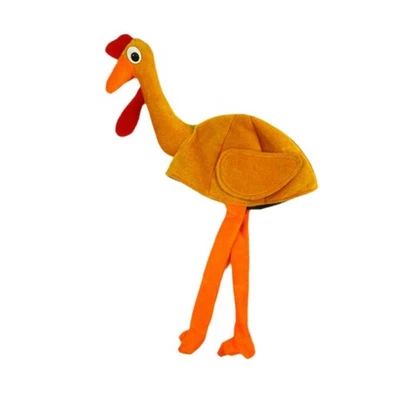 Divertido Sombrero de Pavo Suave Piernas Largas Sombrero para Eventos Nocturnos Vacaciones Vestir Fiesta Foto 1 de 4