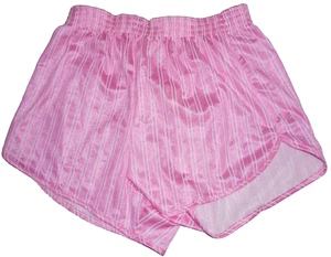 Vintage 80er Nylon Laufshorts Damen seidig Booty NEU Deadstock PINK Medium - Bild 1 von 3