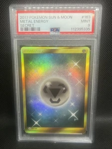 Pokemon 2017 Sun and Moon Metal Energy Secret Rare Card #163/149 Gold Frame - Picture 1 of 1