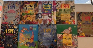 Posten von 9 I Spy and Look and Find Bild TYP Büchern KOSTENLOSER VERSAND GROß Hardcov - Bild 1 von 1