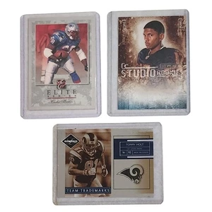 Donruss NFL Elite, marcas comerciales del equipo, novatos de estudio 10/59 de 100 y 1587/10000 - Imagen 1 de 7