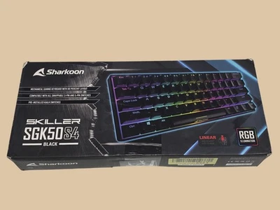 🎮 Sharkoon Skiller SGK50 S4 – Mechanische Gaming-Tastatur, QWERTZ (DE) - Bild 1 von 4
