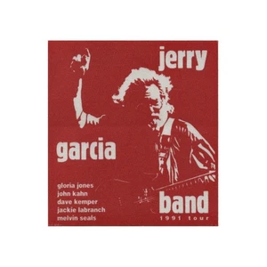 Jerry Garcia 1991 Grateful Dead gira de conciertos todo acceso pase detrás del escenario - Imagen 1 de 1