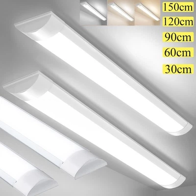 Lampada LED per ambienti umidi lampada per vasca cantina ufficio 60/90/120/150 cm lampada da officina  - Immagine 1 di 4