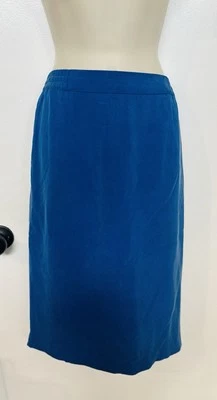 Falda lápiz Adriana Papell 100 % seda oriental texturizada totalmente forrada talla 4 Foto 1 de 4
