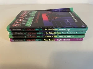 Strange Matter 1996 PB Book lotto di 4 volumi Engle & Barnes 1,2,4,14 ex affitto - Foto 1 di 6