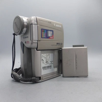 Canon MV3i Handheld MiniDV Camcorder Silver Tested - Image 1 of 4