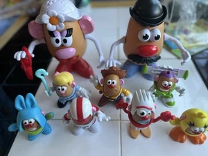 Juego de 4 cabezas de patata Toy Story Andy’s Playroom paquete de patatas 61 piezas 95% completo - Imagen 1 de 5