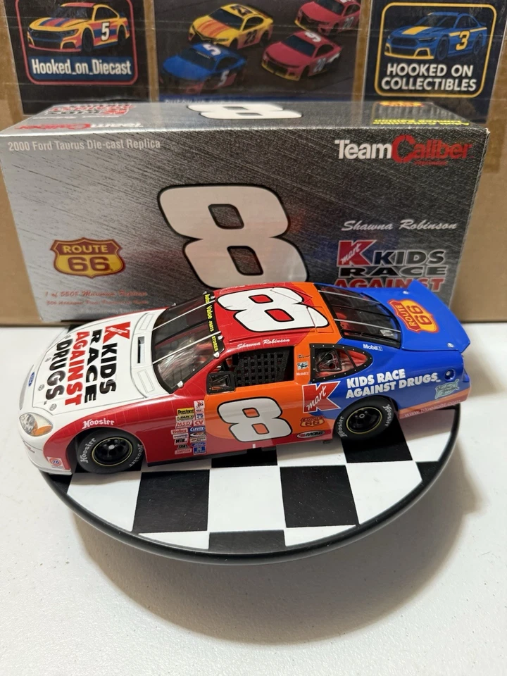 SHAWNA ROBINSON #8 KMART KIDS RACE AGAINST DRUGS 2000 Team Caliber 1/24 DIECAST - Image 1 of 4