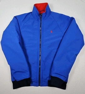 Polo Ralph Lauren Blau Sportsmen Raglanärmel Jacke Fleece Gefüttert Herren Small - Bild 1 von 13