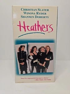 Heathers (VHS, 1998) Christian Slater Winona Ryder Anchor Bay Free Shipping VHS - Picture 1 of 8