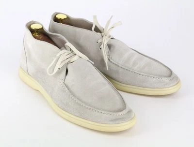 SUITSUPPLY Men's EU42 Grey Suede High-Top Casual Leather Laced Formal Shoes - Image 1 of 4