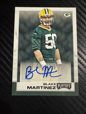 2016 Panini Playoff Rookie Signatures /199 Blake Martinez #1 Auto RC - Image 1 of 2