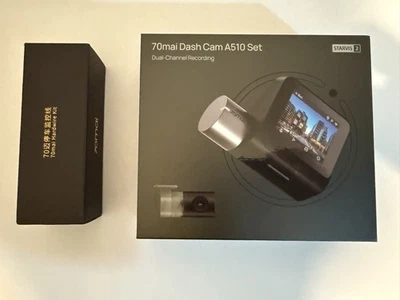 70Mai 2.7K Dashcam vorne und hinten A510, 1944P+1080P Ultra Full HD Dual Auto  - Bild 1 von 4
