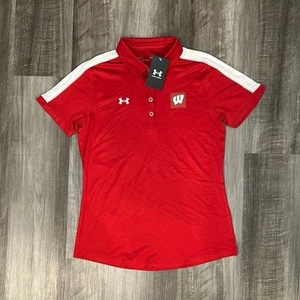 Wisconsin Badgers Under Armour Polo - Medium - Picture 1 of 5