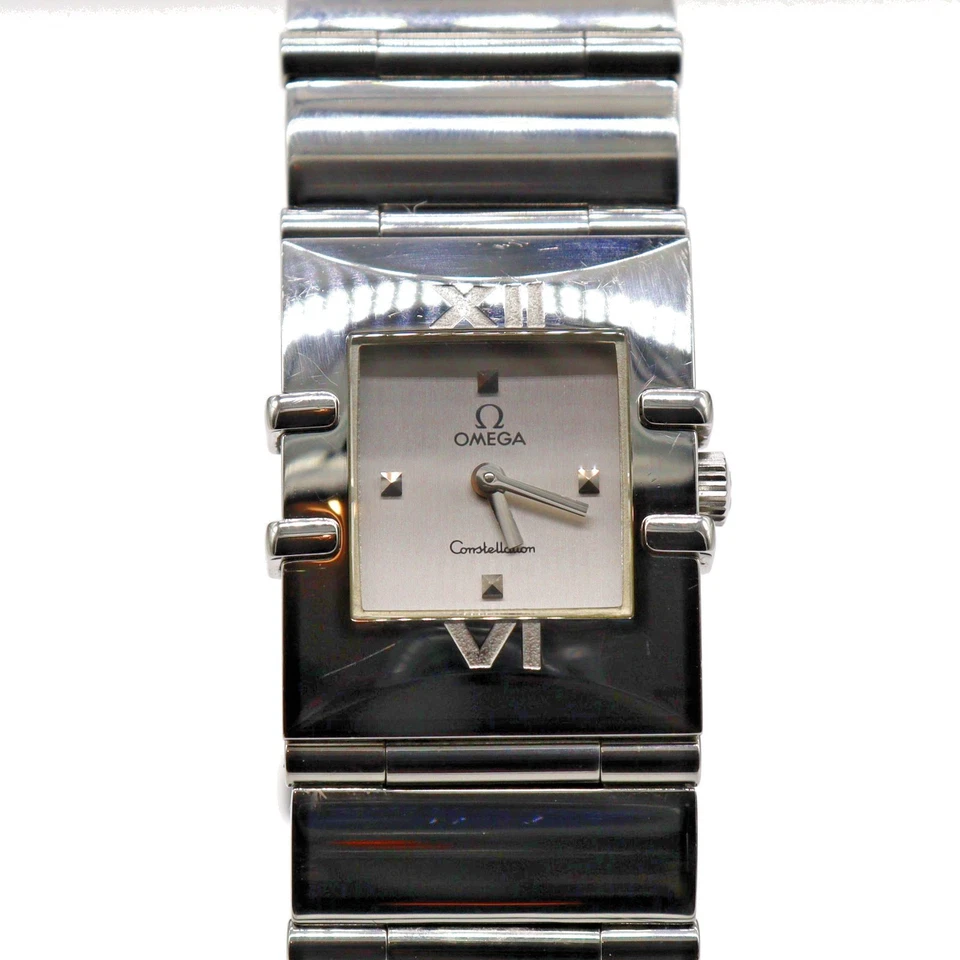 Reloj Omega Ladies Constellation recién reparado 24mm x 19mm caja manual garantía Foto 1 de 4