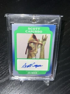Star Wars Rogue One Mission Briefing Autograph SCOTT CAPURRO - Picture 1 of 2