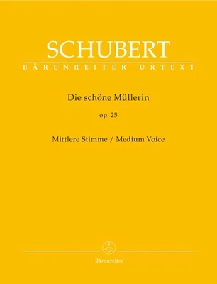 Franz Schubert, Die schoene Muellerin op. 25 for Medium Voice - Image 1 of 3