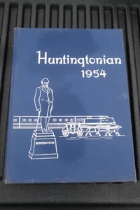 1954 THE HUNTINGTONIAN HUNTINGTON, WEST VIRGINIA HIGH SCHOOL YEARBOOK YEAR BOOK - Picture 1 of 3