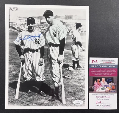Phil Rizzuto Signed 8x10 B&W Photograph JSA w/COA HOF New York Yankees (d.2007)! - Image 1 of 4