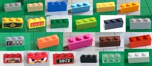 Lego - Stein 1x3, bedruckte (3622) Auswahlmenü - Bild 1 von 28