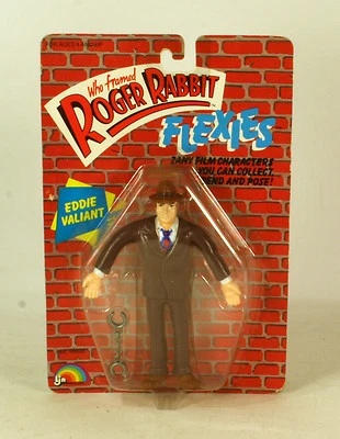 Who Framed Roger Rabbit Super Flexie Eddie Valiant MOC LJN 1988 Foto 1 de 2