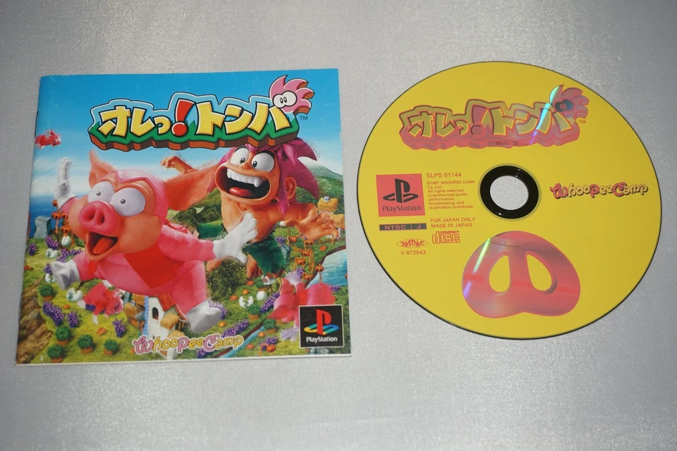 Tomba Ore (Sony Playstation 1 ps1) w/ Manual JAPAN - Image 1 of 1