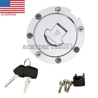 Fuel Gas Cap Cover Lock Keys For Honda CBR600 F2  F3 F4 F4i CBR900RR 1992-97 - Image 1 of 4