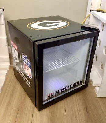 Rare! New, Green Bay Packers NFL/Gatorade/Muscle Milk - Promo Prize Mini Fridge - Image 1 of 4