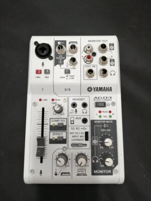 YAMAHA AG03 Audio Interface Mixer From Japan - Image 1 of 4
