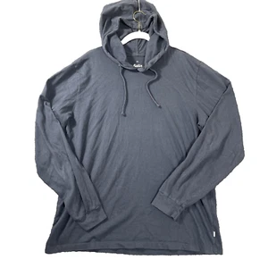 Katin Sudadera con Capucha Para Hombres L Azul Ligera Orgánica Manga Larga Camisa con Capucha Henley - Imagen 1 de 8