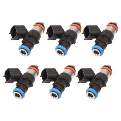 SET OF 6 FUEL INJECTORS OEM 0280158091 FOR MAZDA CX-9 LINCOLN MKZ FORD EDGE 3.5L - Image 1 of 4