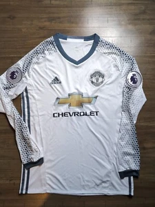 Men's 2016/17 Manchester United Jersey Long sleeve Third Kit Tags Medium Size - Picture 1 of 8