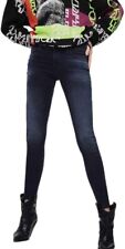 DIESEL Slandy-Low 084UT Women Jeans W27/L32 Super Slim-Skinny Fit Blue Stretch