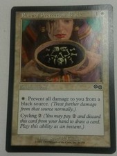 MTG Rune of Protection: Black Urza's Saga 36/335 Regular Common