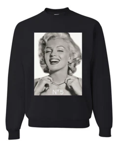 Sudadera Marilyn Monroe N5 Unisex Cuello Redondo - Imagen 1 de 21