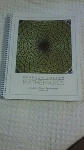 Pearson Custom Mathematics Math AMTH 104 University of SC Aiken - Imagen 1 de 1