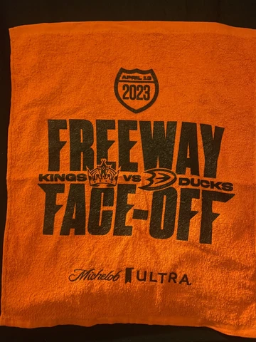 Anaheim Ducks Freeway Faceoff Rally Towel 2023 Cover