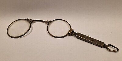 NC Antike Vintage Lognette Lognon Monokel Brille Sterling Silber Optikerbrille • 159.99€
