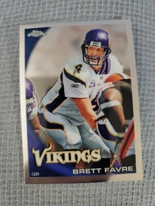 2010 Topps Chrom Brett Favre Karte #C90. - Bild 1 von 2