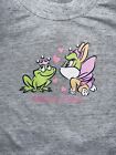 Vintage Baby Looney Tunes Koszula Baby Lola Bunny Kissing Frog Prince - 12M C44