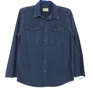 NUDIE JEANS CO Men Denim Casual Shirt Size L - Picture 1 of 8