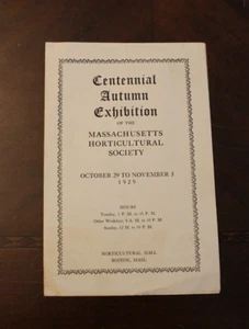 Exposición de otoño del centenario ~ mapa del programa de Boston de 1929 - Imagen 1 de 1