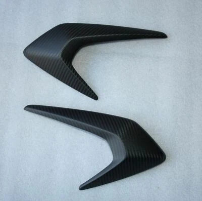 Capas laterais de carbono fosco Triumph Street Triple 765 S R RS 2020 2021 2022 - Imagem 1 de 3