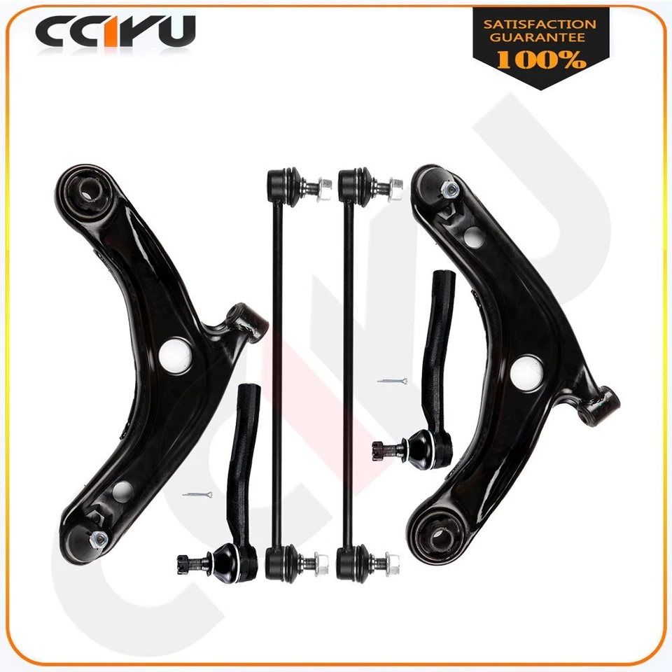 Front Lower Control Arm Tie Rod End Sway Bar For 2007-2015 Toyota YARIS PRIUS C Foto 1 de 4