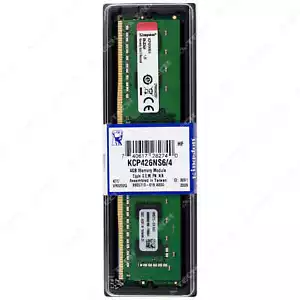 Kingston 4GB DDR4 PC4-21300 DIMM Factory Sealed Desktop Memory RAM (KCP426NS6/4) - Picture 1 of 2