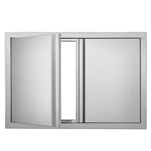 BBQ Door 28x19 In BBQ Island Access Door Outdoor Kitchen Door Stainless Steel - Picture 1 of 12